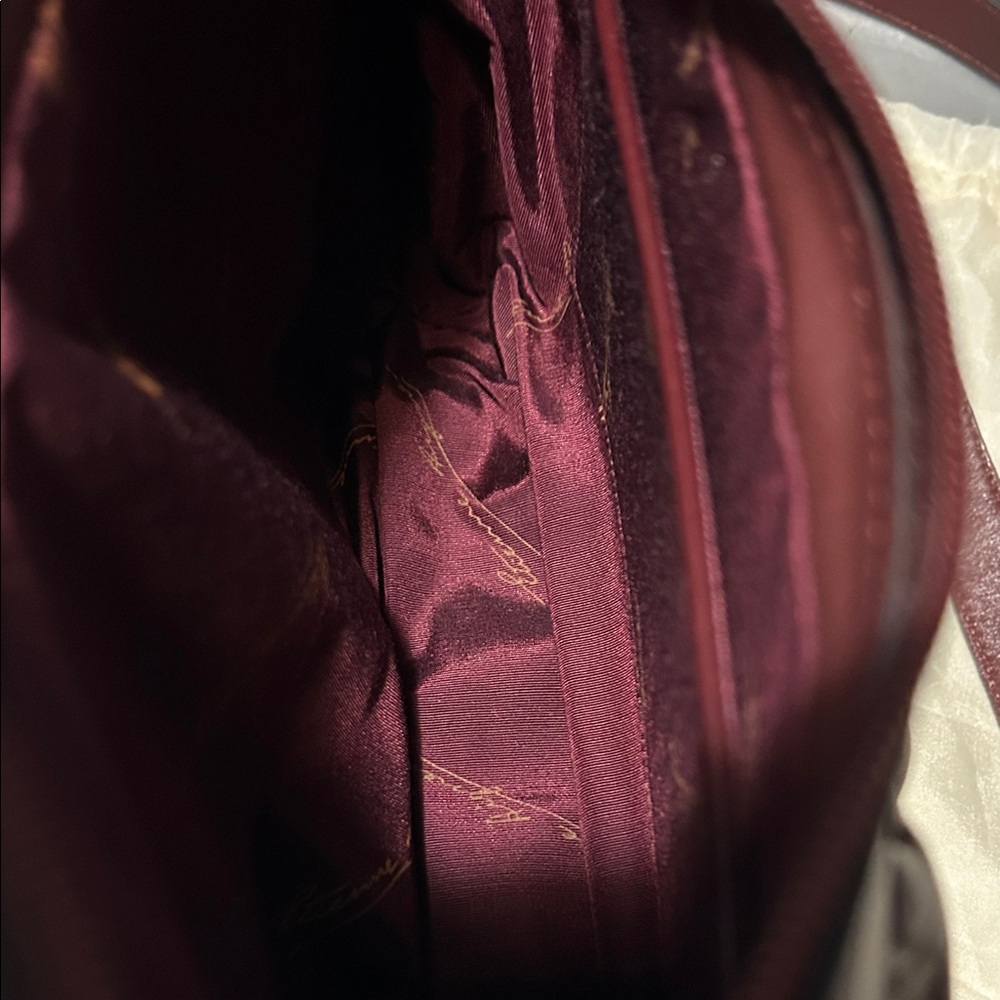 Etienne Aigner Burgundy Crossbody Bag - Picture 6 of 8